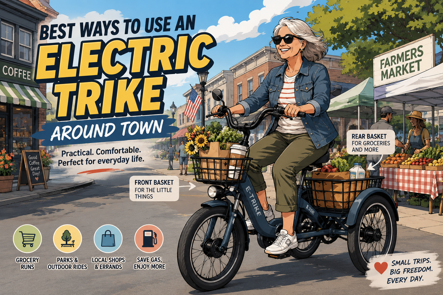 Best Ways to Use an Electric Trike Around Town